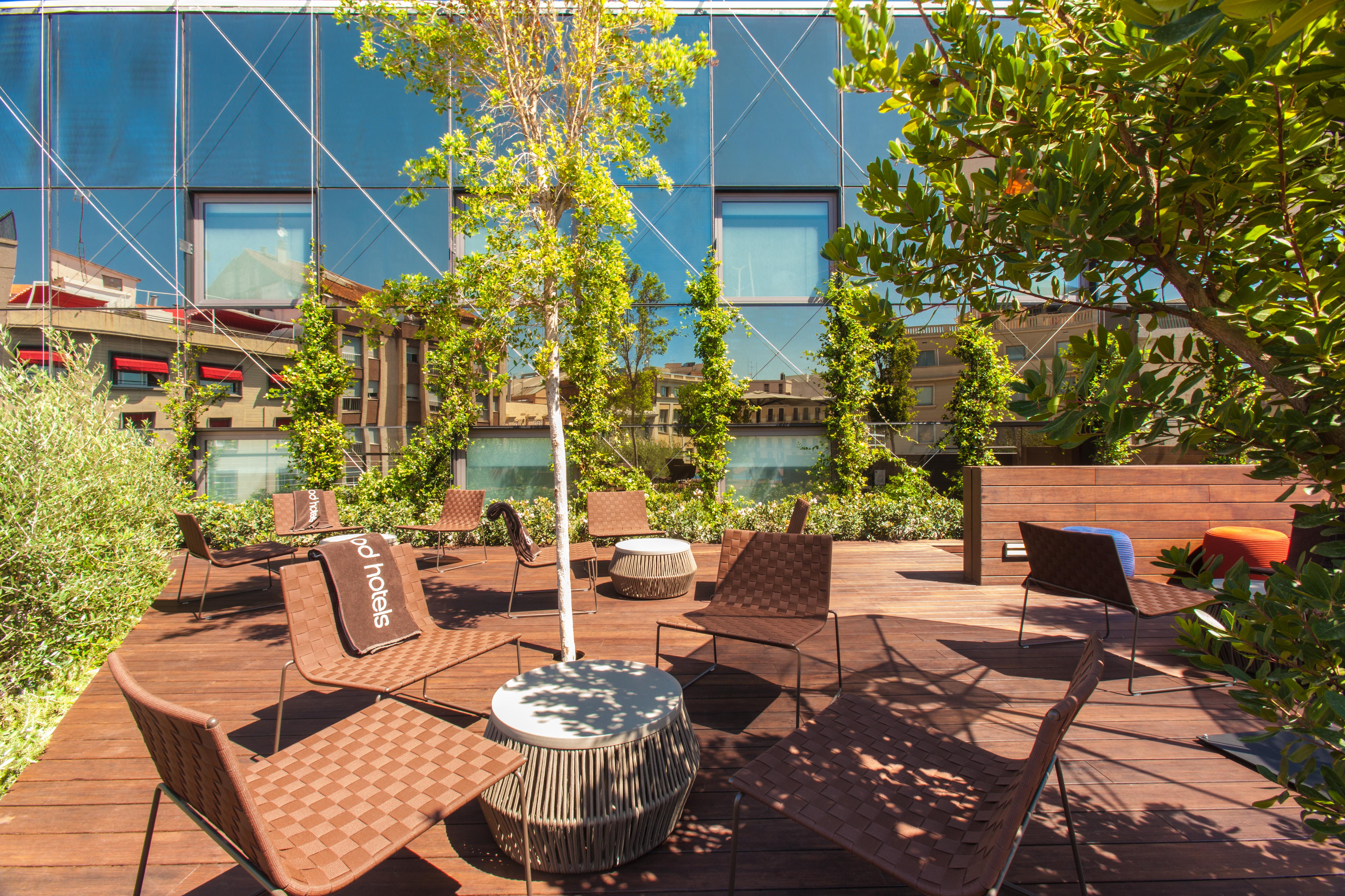 Eurostars Barcelona Central Exterior photo The rooftop garden
